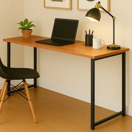 Mesa Escrivaninnha Estudo Aparador Café Home Office 110cm Preto-amadeirado