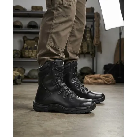 Coturno camuflado militar com solado antiderrapante
