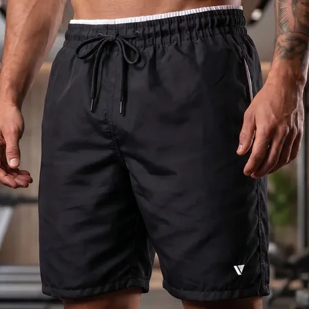 Short praia masculino bermuda verão academia treino corrida
