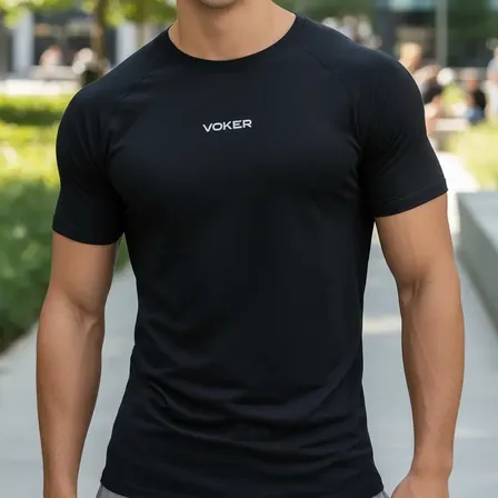 Camiseta Raglan Térmica Proteção Solar Uv50+ Academia Treino
