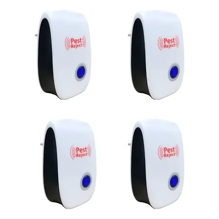 Kit 4 Repelente Eletrônico Ultrassônico Espanta Ratos Inseto 127/220v