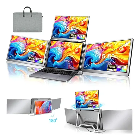 Extensor de Tela Tripla Novante Para Notebook 15.6 polegadas Full HD IPS