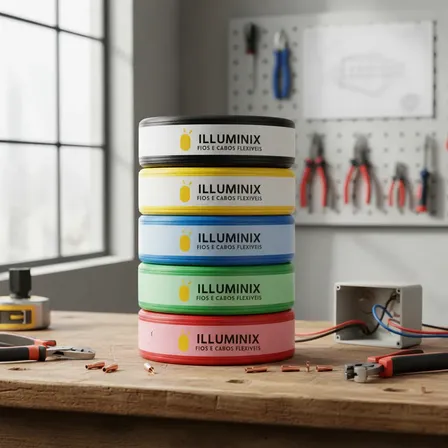 Cabo flexível 10mm rolo com 100 metros 750v fio unipolar preto