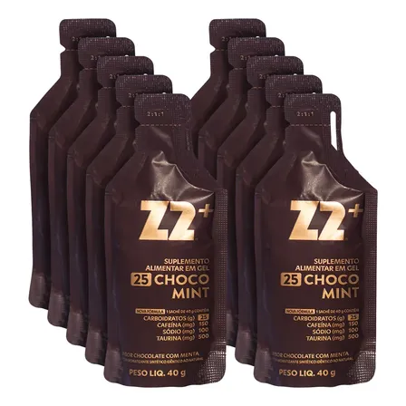 Energy Gel Z2+ Choco Mint Box 10 Unidades Sachê 40g