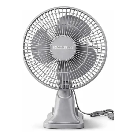 Ventilador De Mesa 2 Velocidades Startools Silencioso 33 Cm 60hz Preto 220v Plástico 3