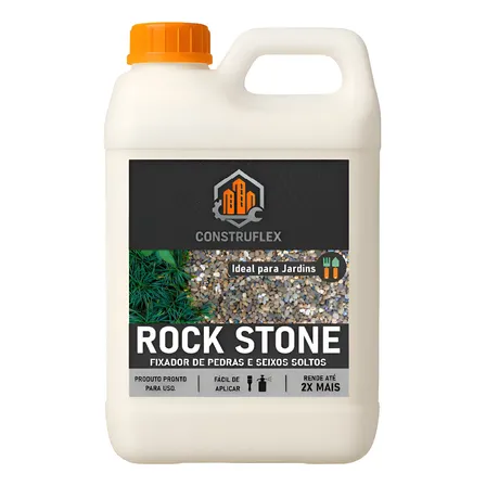 Embalagem do Stone Fixador de Pedras e Seixos 5kg da marca Construflex