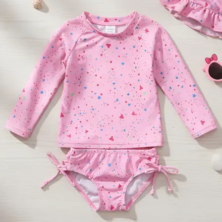 Kit praia térmica para bebê com chapéu e óculos