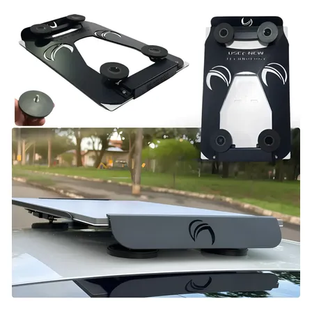 Suporte magnético de teto veicular para Starlink padrão Geração 3 em aço resistente com 4 ímãs
