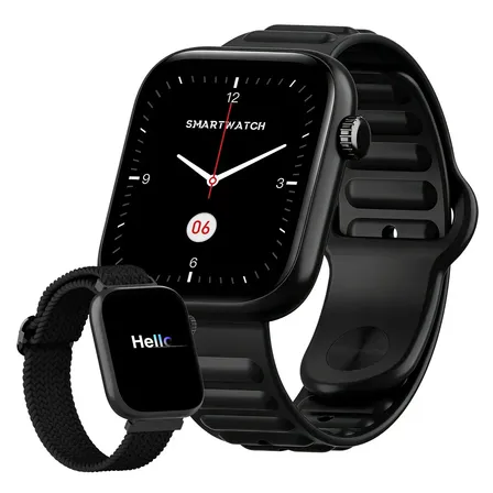 Smartwatch Forestory com tela de 1.83 polegadas e duas pulseiras