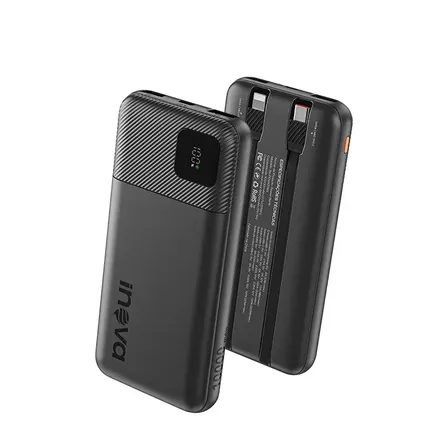 Carregador Portátil Power Bank Inova 10000mAh 22.5W com display digital