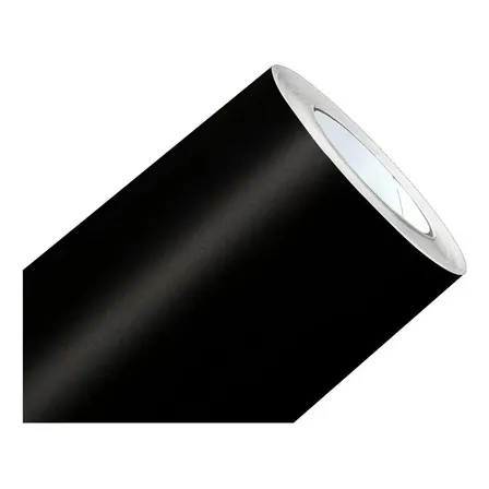Adesivo Vinil Envelopamento Preto Fosco Geladeira 6m X 70cm