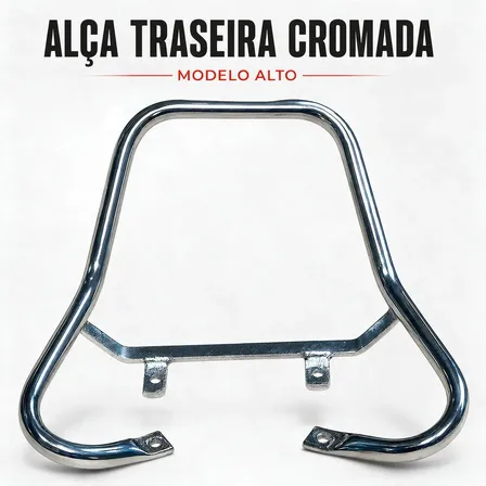 Alça Traseira Cromada Titan 150 Fan 160 Start 160 2015 2023