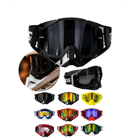 Óculos para motocross Enduro Trends com lente espelhada