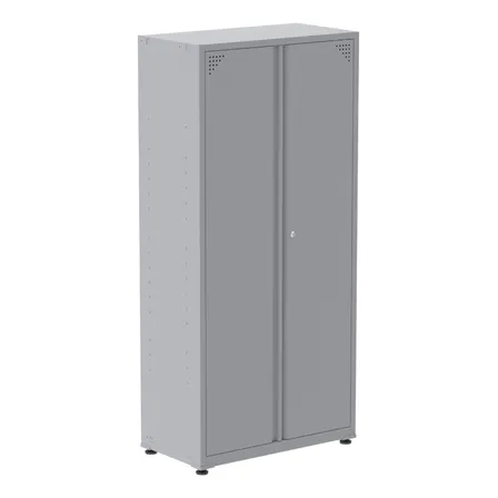 Armário 2 portas Pandin na cor Cinza Cristal