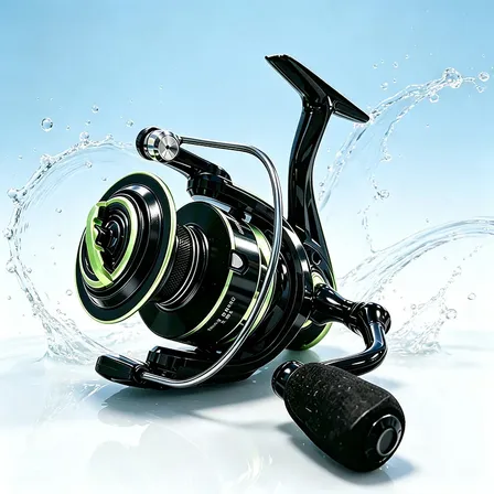 Carretilha Molinete de Pesca com manivela reversível