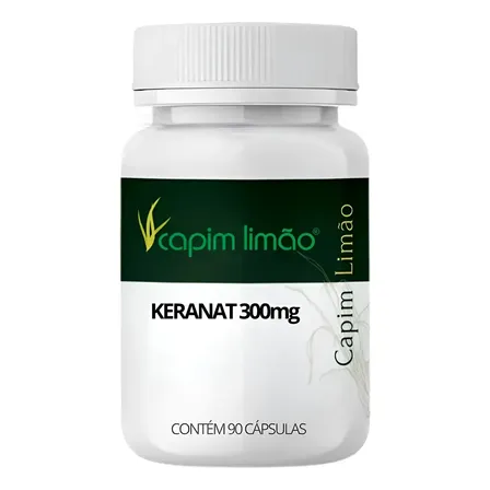 Keranat 300mg 90 Cápsulas Para Fortalecimento Capilar
