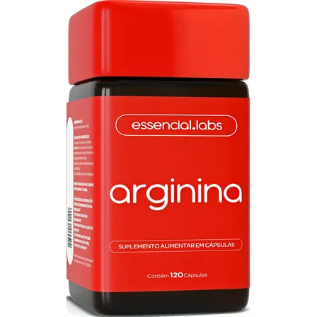 Arginina 2000mg por Dose 100% Pura - 120 Cápsulas