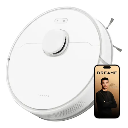 Aspirador de robô Dreame Robot Vacuum F10 na cor branca