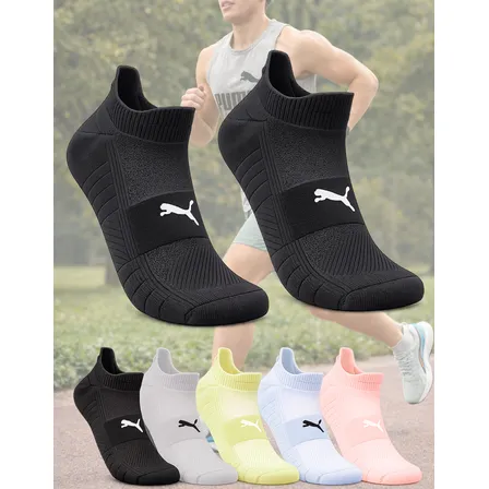 Meia Puma Poliamida Esportiva Corrida Dry Academia Soquete Preto M (34-39)