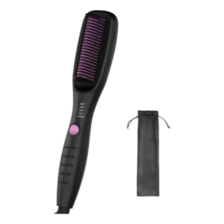 Escova Alisadora Gokoco GD039 com tecnologia PTC e íons negativos