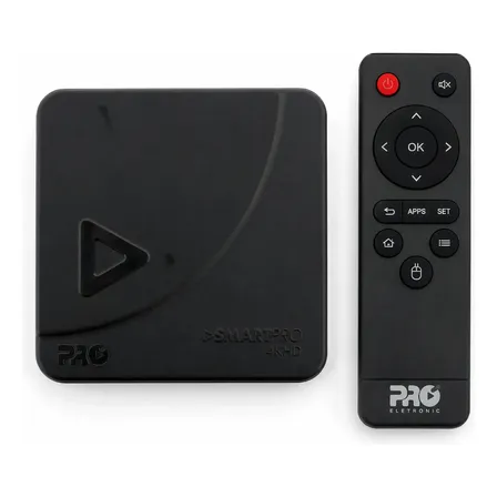 Smart Tv Box Proeletronic 4k Android 10 2gb Ram 16gb Preto Padrão