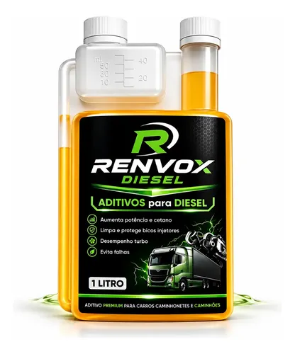 Aditivo Para Diesel S10 E S500 Renvox Para Veiculos 1 Litro
