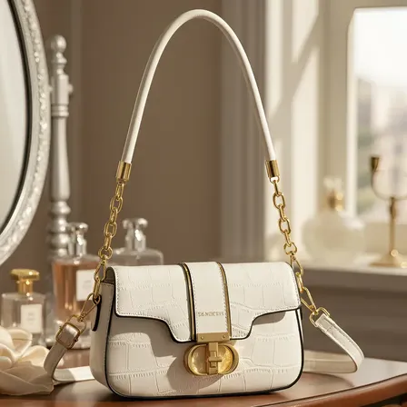 Bolsa Feminina Textura Pedra Crossbody Sela Moderno K15
