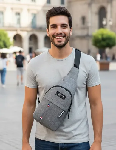 Bolsa Transversal Pochete Esportiva Casual Barata