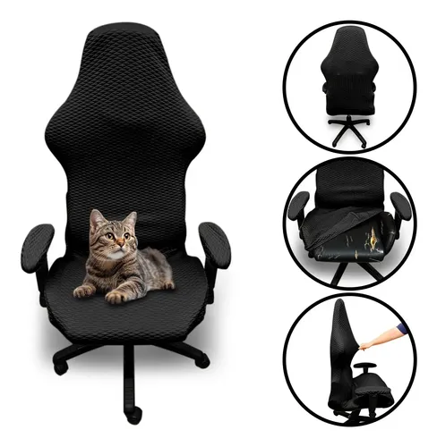 Capa Cadeira Gamer Spandex Luxo Ajustável Tamanho Universal