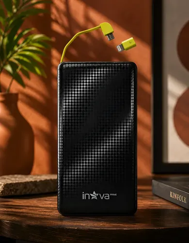 Carregador Portátil Celular 10000 Mah Power Bank Bateria Usb Preto