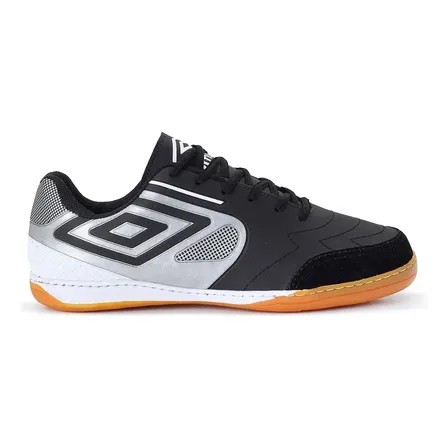 Chuteira Futsal Umbro Pro 5 Club Salão Quadra Leve Reforçada Preto 38 Br