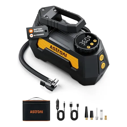 Compressor de Ar Portátil AstroAI H2 Pro 150 psi para Pneus e Veículos