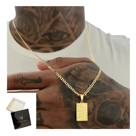 Corrente Piastrine 3mm De Moeda Antiga Banhado A Ouro 24k Dourado