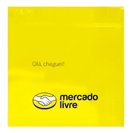Envelope de Segurança Mercado Livre G 50x40cm Amarelo 200 Unidades