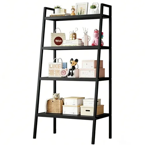 Estante Industrial De Aço 4 Prateleiras Para Livros Multiuso