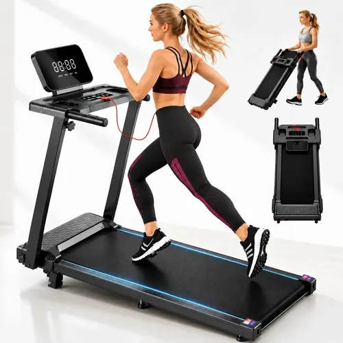 Esteira Elétrica Norvortex 2,5hp 12km Dobrável Compacta Preto 127v