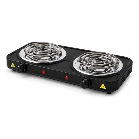 Fogão Fogareiro Elétrico 2 Bocas 110v 220v Cooktop Portátil