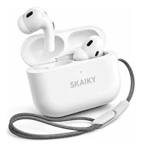 Fone de Ouvido Bluetooth 5.4 SKAIKY TWS Sem Fio com Cancelamento de Ruído ANC e Carregamento Wireless