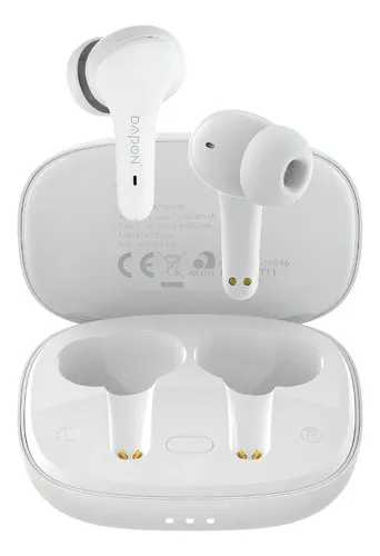Fone De Ouvido Dapon T11 Tws Bluetooth 5.1 Modo Game Cor Branco