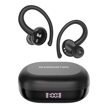 Fone de Ouvido Monster N-Lite 216 Esportivo Bluetooth TWS, Com Microfone e Duração de 48h