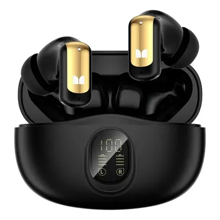 Fone de Ouvido Monster W55 In-ear sem Fio com Bluetooth, Cancelamento de Ruído e Display LED