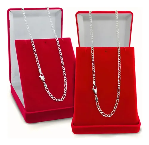 Kit Corrente + Pulseira 3mm Prata 925 Legitima Masculino Top Prateado