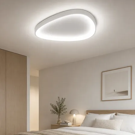 Lynkalat Grande Moderno 3 Em 1 Plafon Led Sobrepor 3 Cores 127/220v Branco