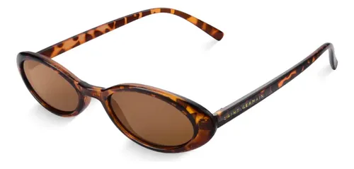 Óculos De Sol Uv400 Oval Feminino Verona Tortoise Giorno Marrom Tartaruga