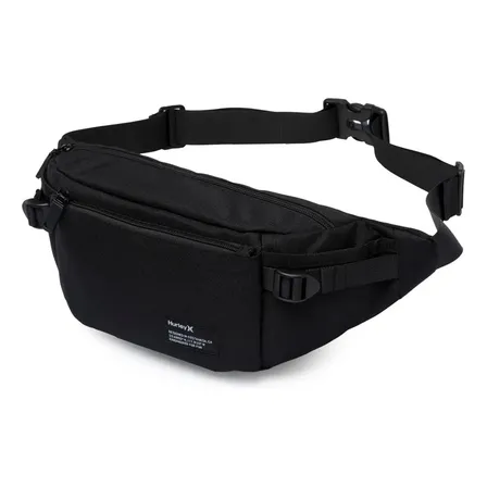 Pochete Hurley Preto 2 Compartimentos Ajustável