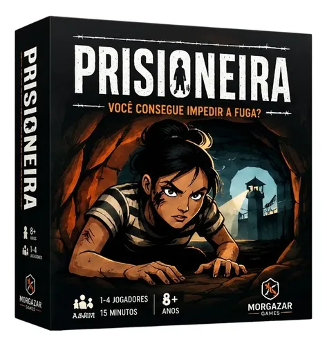 Prisioneira Jogo De Cartas Cooperativo Estratégia Familiar