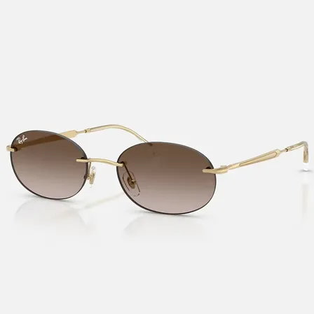 Ray-ban Óculos De Sol Rb3767 - Todas As Cores Oval Gold Marrom