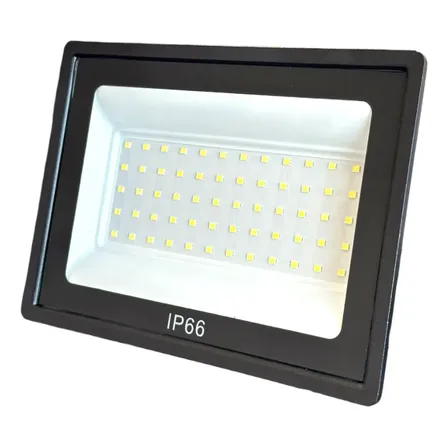 Refletor LED 1000W Bivolt Prova D'Água 6500K Branco Frio IP66 Commlite