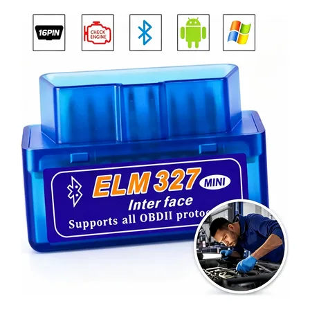 Scanner Automotivo Bluetooth Obd2 Elm 327 Android Ios Obdii