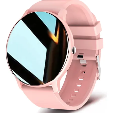 Smartwatch Com Chamadas Bluetooth Esportivo Rosa